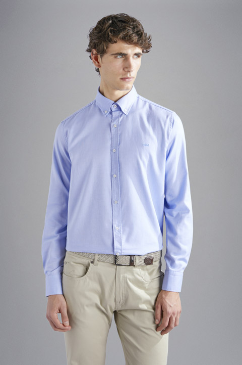 Paul Shark Oxford Cotton Shirt White