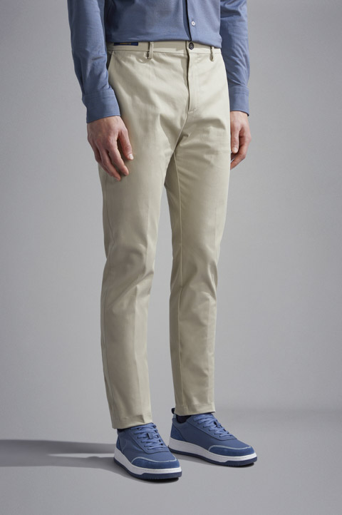 Pantalon chino en coton stretch Pantalon chino en coton stretch