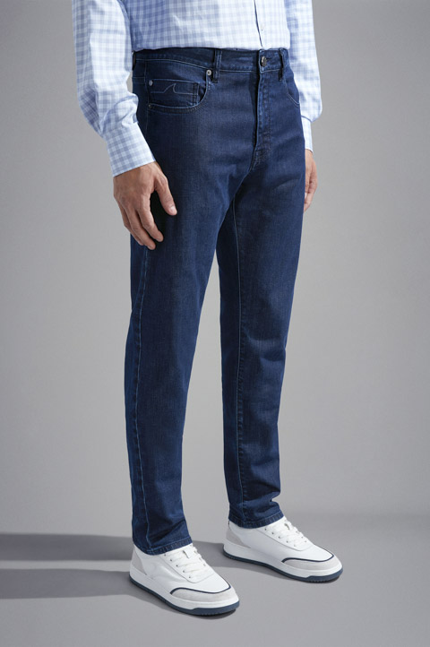 Jeans en denim de coton Giza Jeans en denim de coton Giza