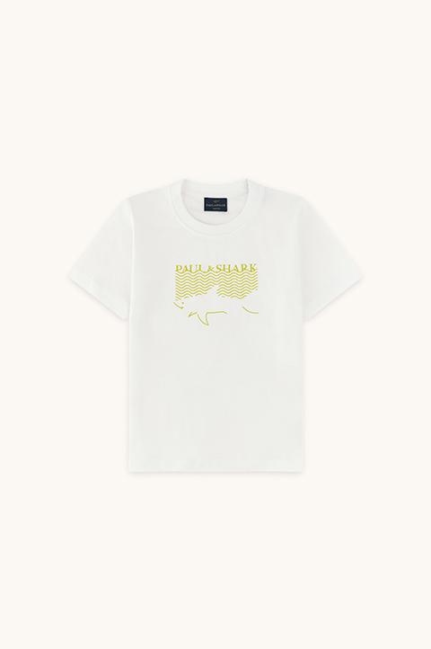 Cotton jersey T‑shirt with print