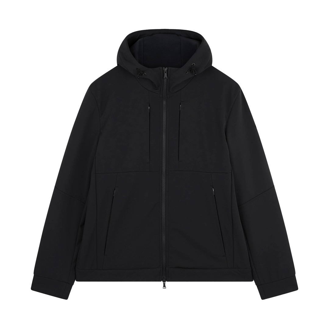 Paul & Shark Re-shark Shell Jacket In Black