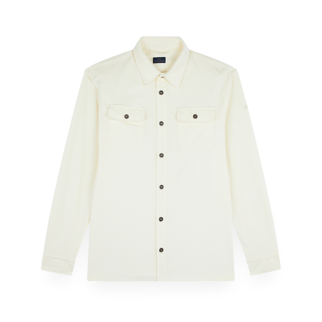Paul & Shark Cotton Blend Shirt In White