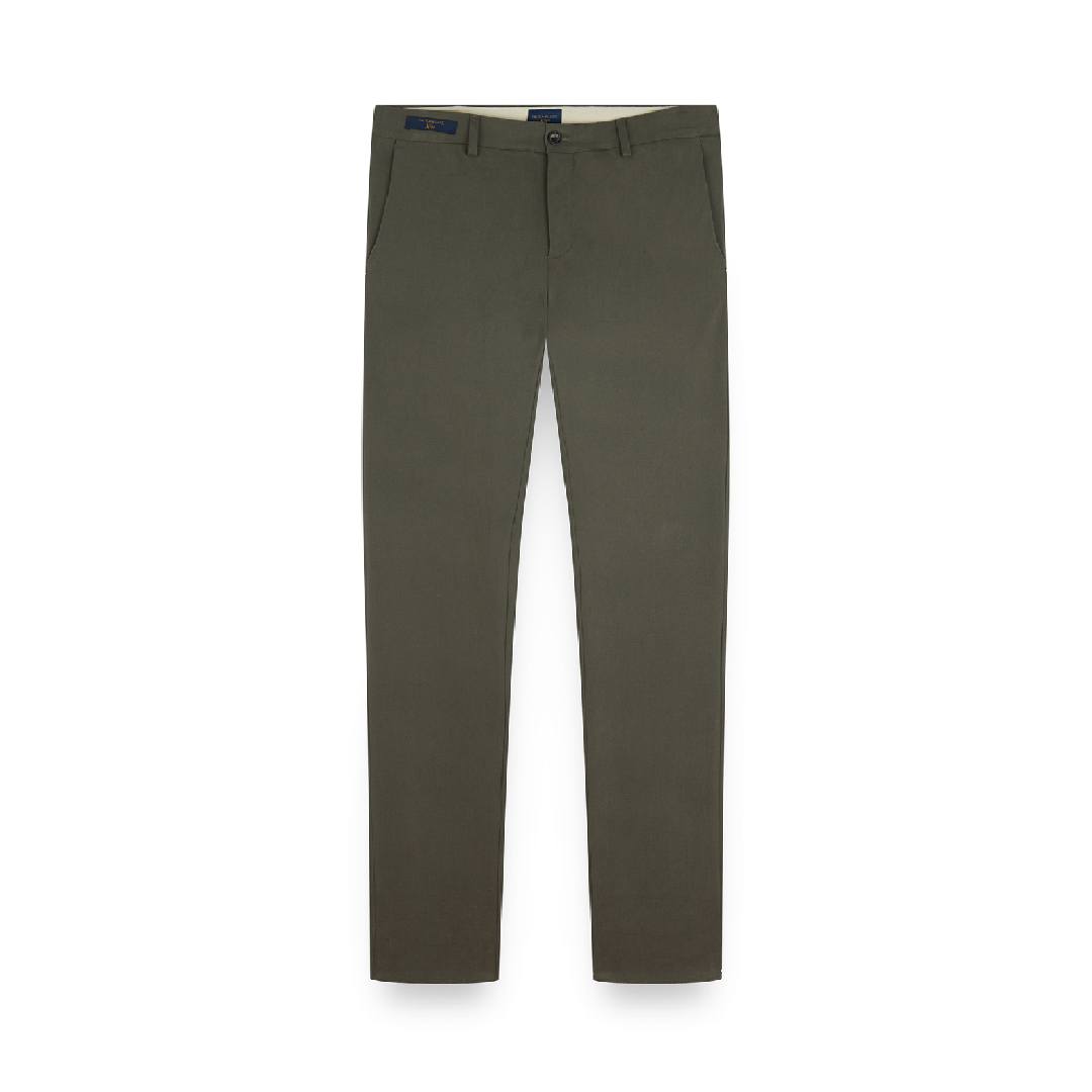 Paul & Shark X-soft Technical Cotton Chino Trousers In Green