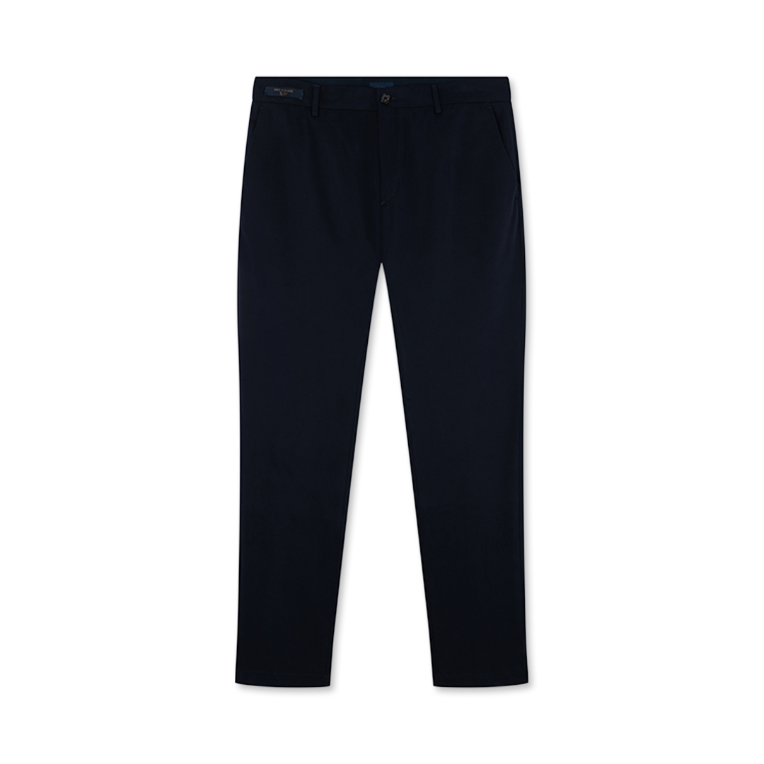 Paul & Shark X-soft Technical Cotton Chino Trousers In Blue