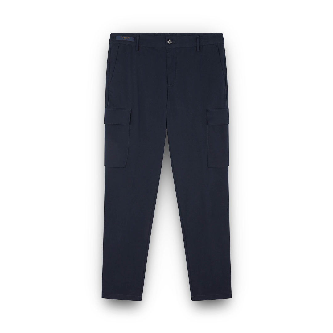Paul & Shark Cargo Trousers In Blue