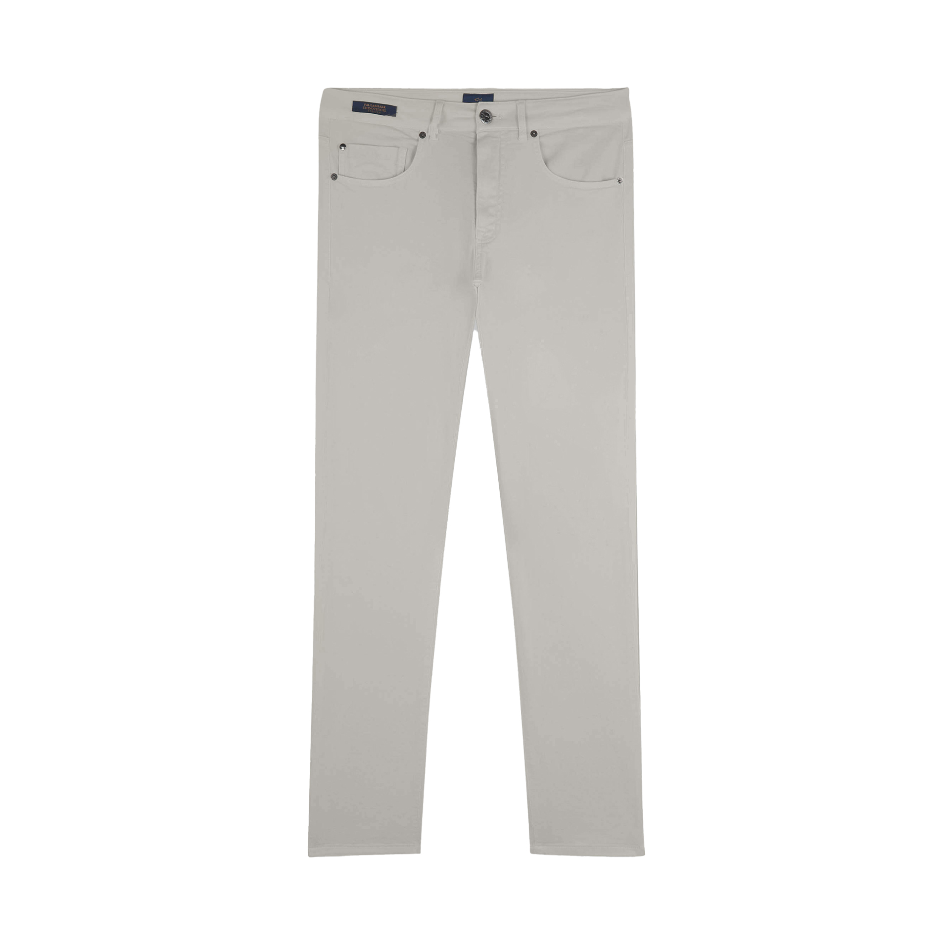 Paul & Shark Stretch Cotton 5 Pockets Trousers In Gray