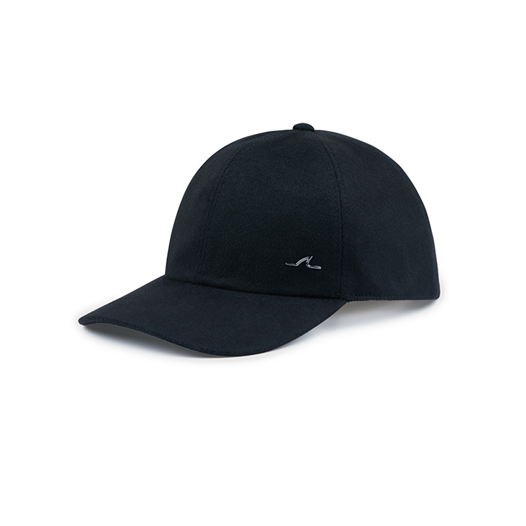 Paul & Shark Cashmere Baseball Cap In Black