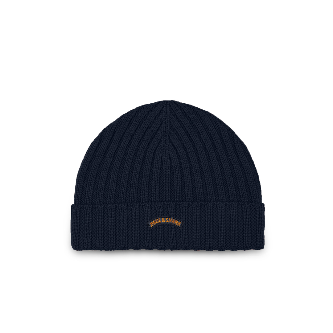 Paul & Shark Wool Beanie In Blue