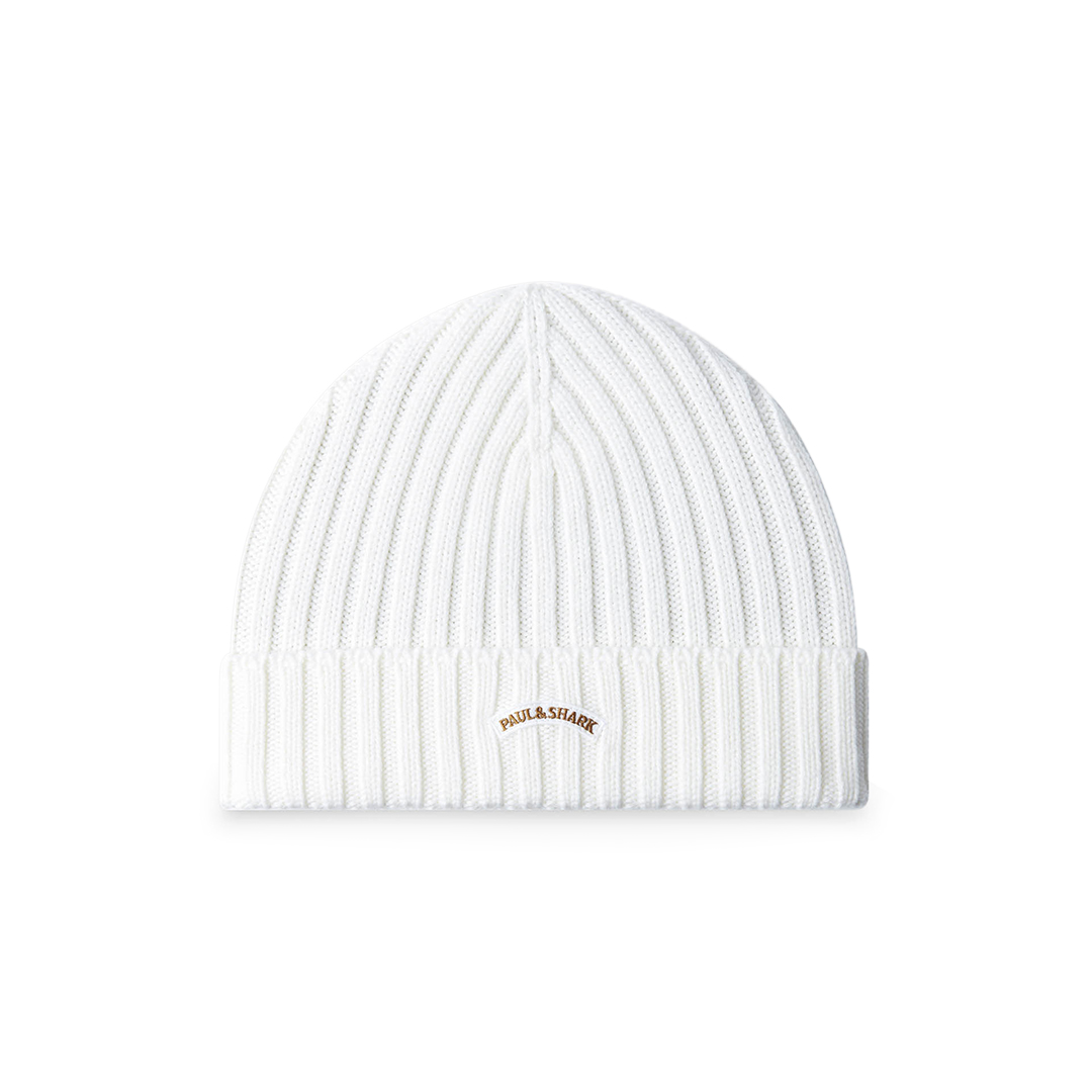 Paul & Shark Wool Beanie In White