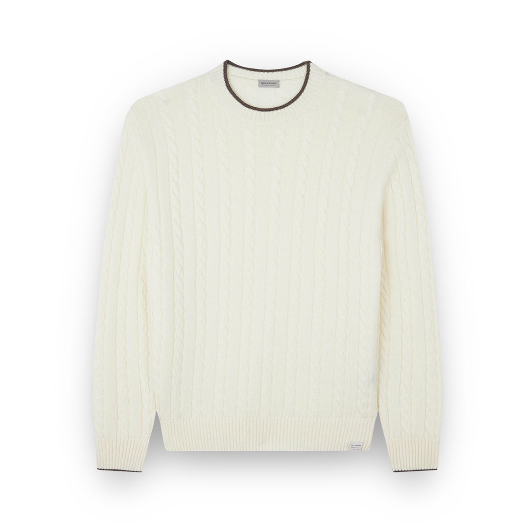 Paul & Shark Wool And Cashmere Turtleneck Sweater In Gray