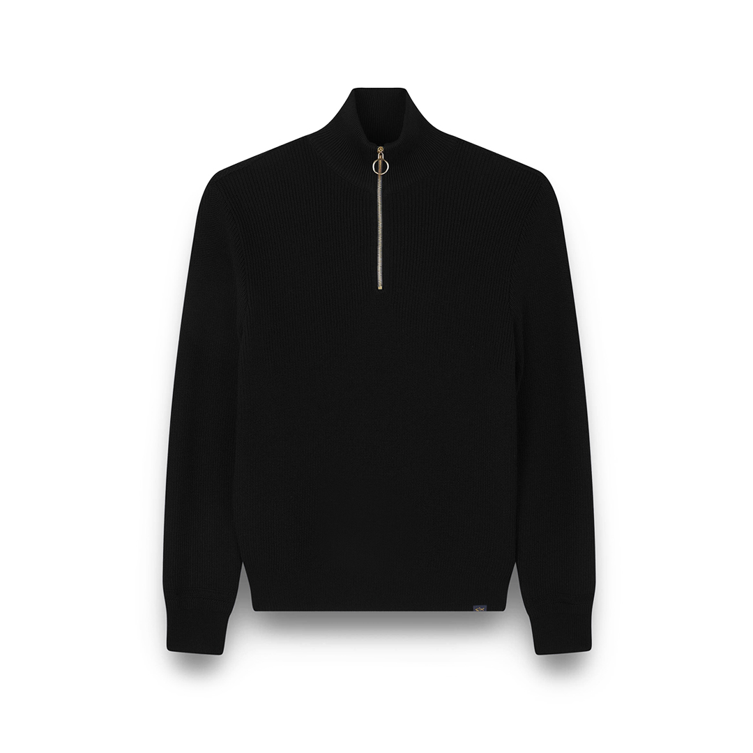 Paul & Shark Tech Wool Half Zip Sweater