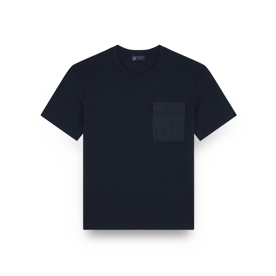 Paul & Shark Delight Interlock T-shirt In Blue