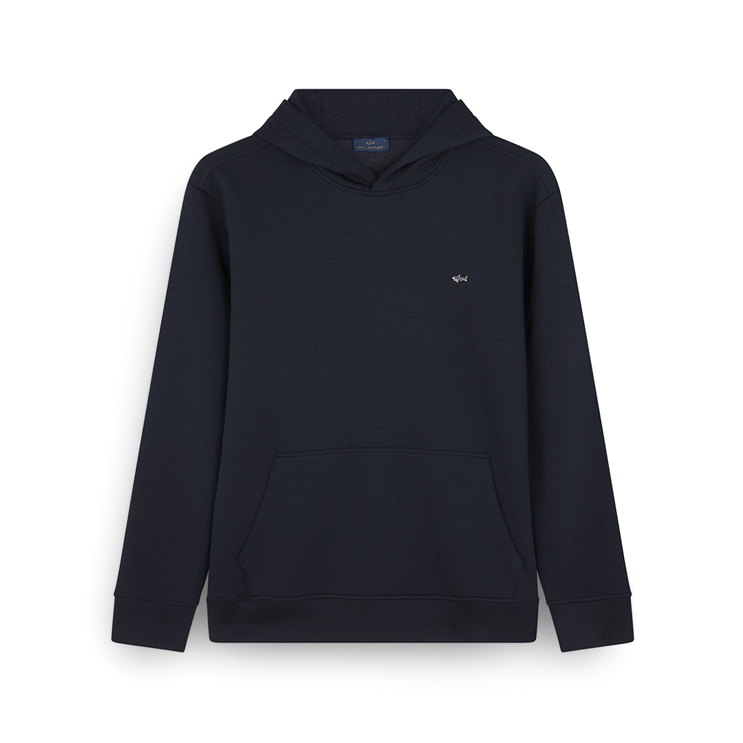 Felpa con cappuccio in Tech Fleece, Uomo, BLU - ORO, Taglia: XXL
