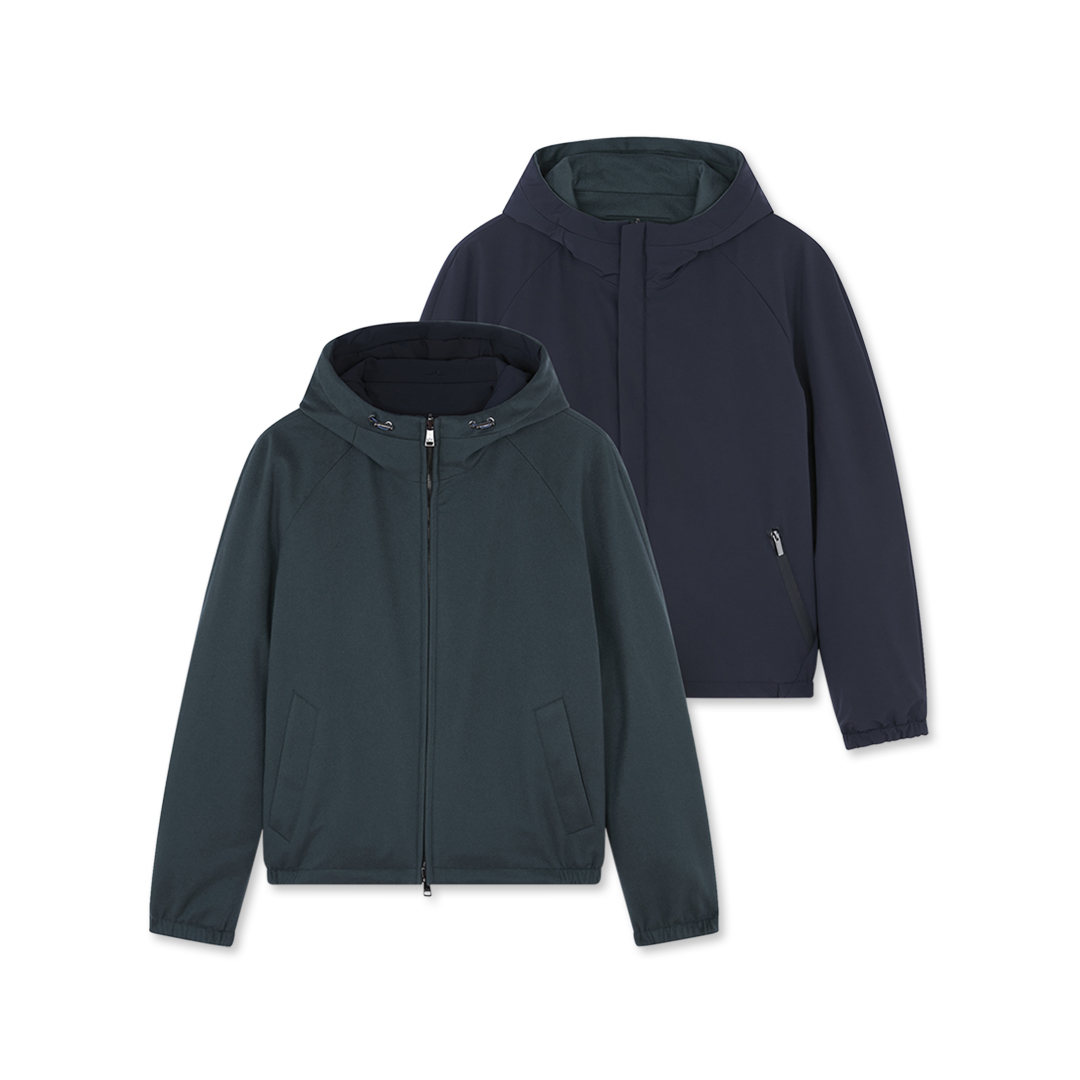 Paul & Shark Reversible Jacket In Cashmere And Typhoon®