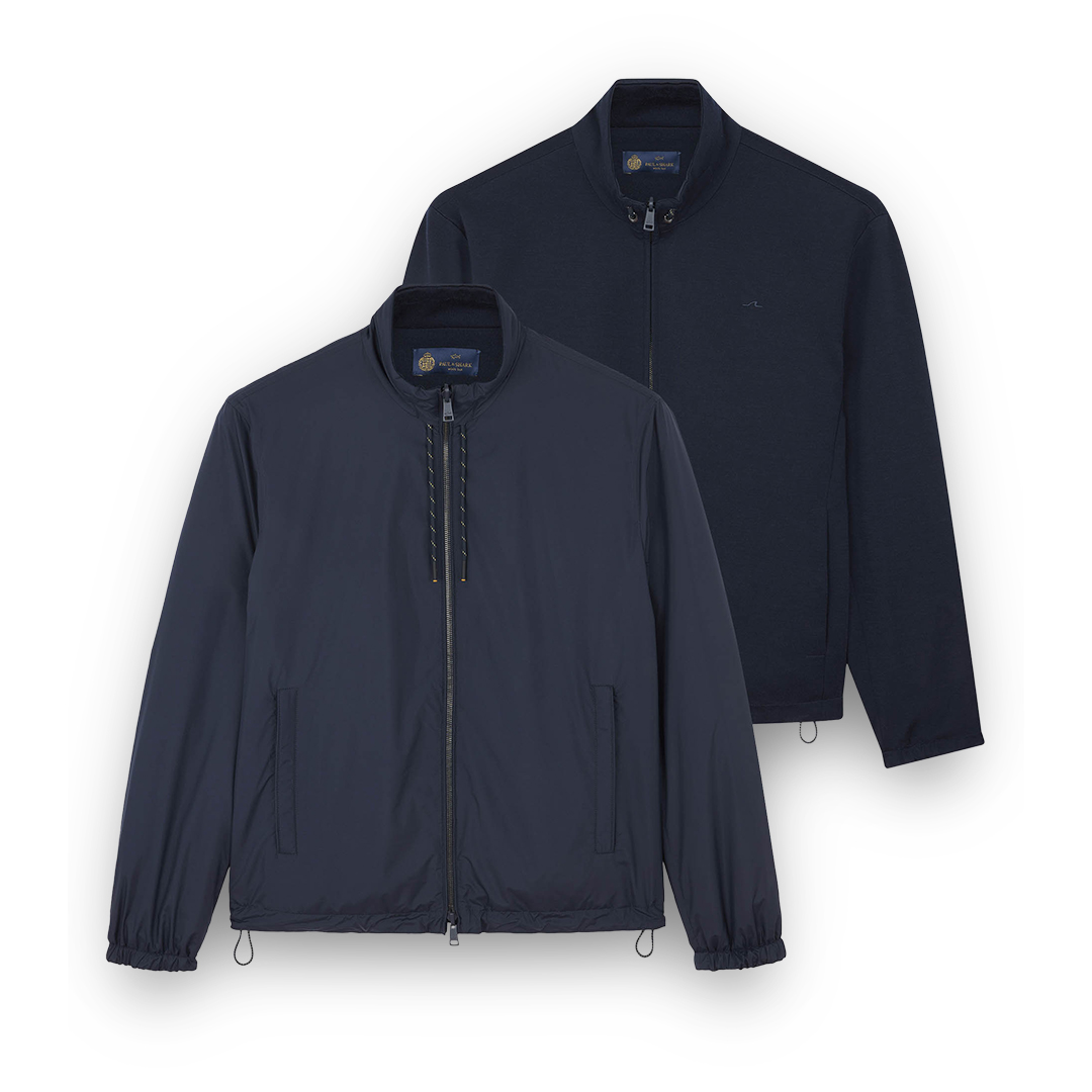 Paul & Shark Reversible Blouson In Wool