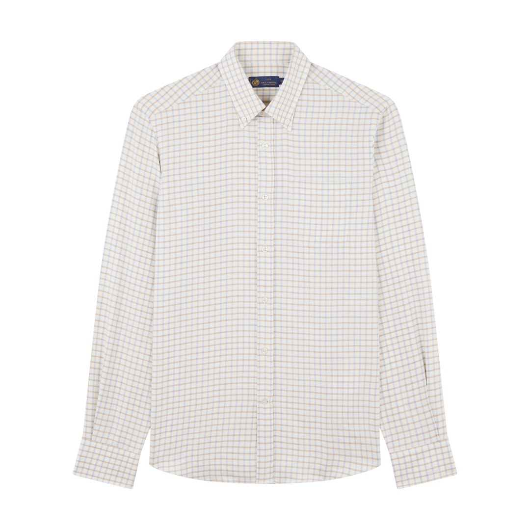 Paul & Shark Checked Shirt In Blue