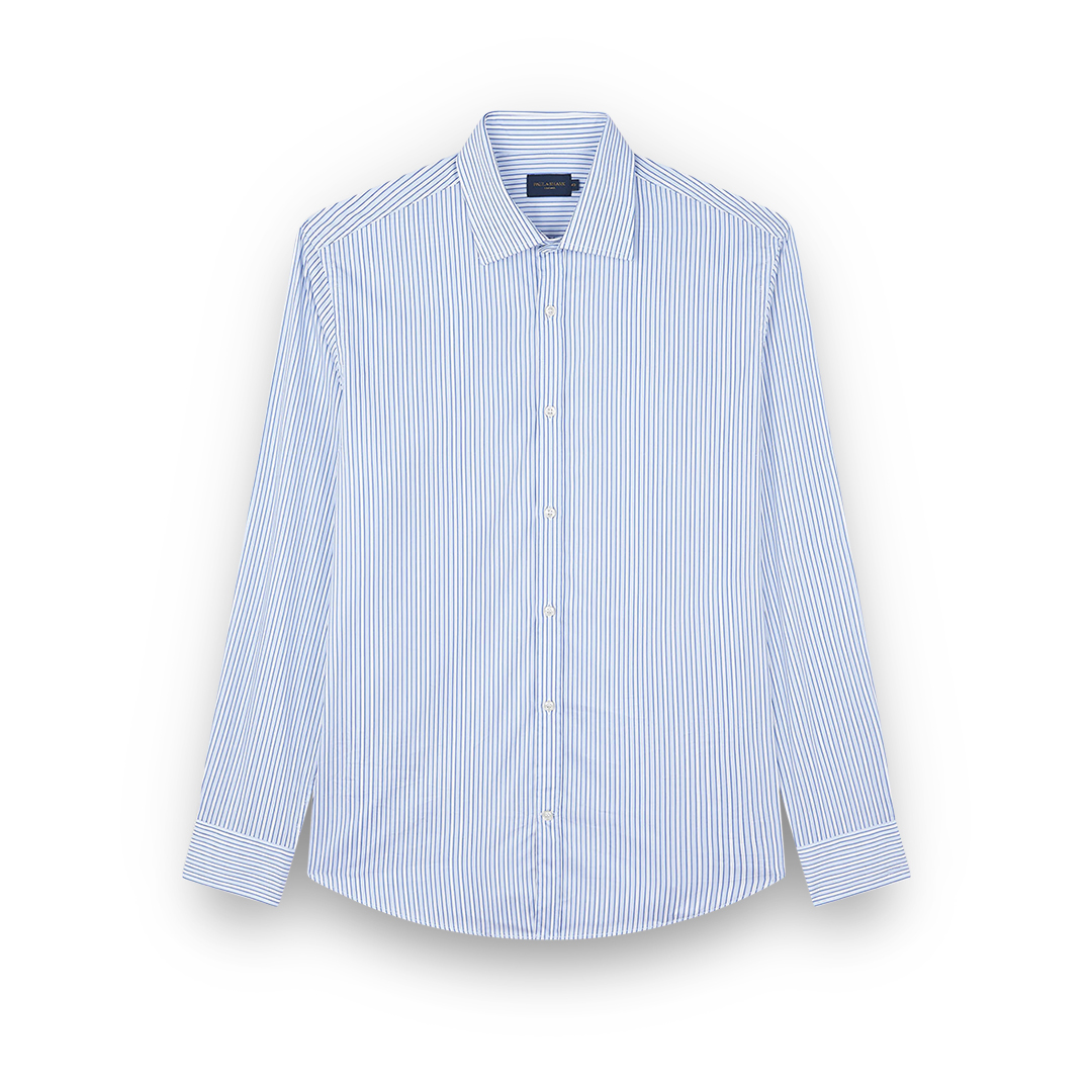 Paul & Shark Supima® Cotton Shirt In Blue