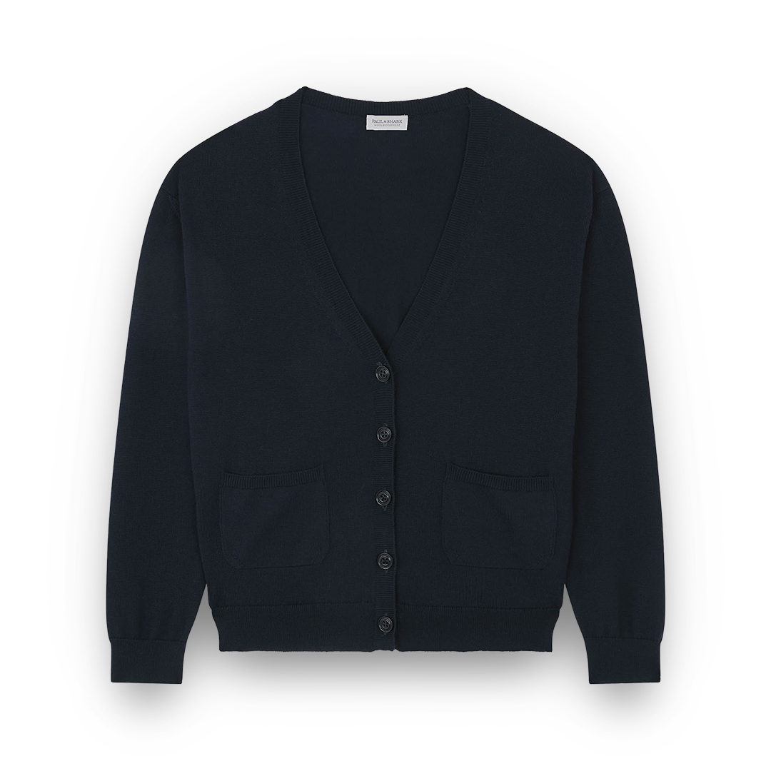 Paul & Shark Wool And Cashmere Cardigan In Blue