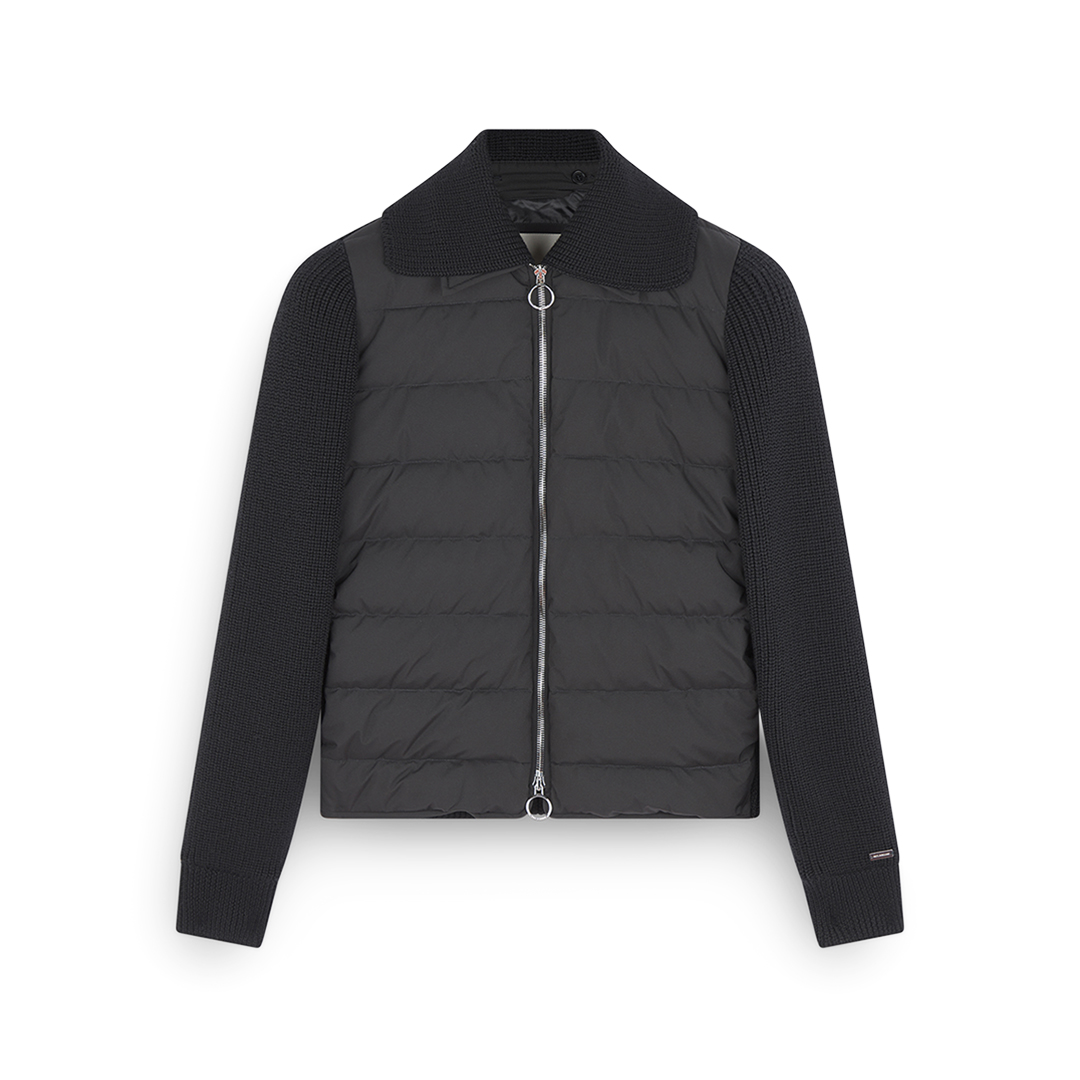 Blouson Hybrid zip-up in lana e Typhoon® Platinum, Donna, NERO, Taglia: S