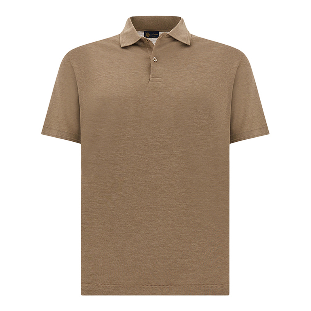 Paul & Shark Men's Beige Cotton And Silk Polo, Man, Size: 4XL