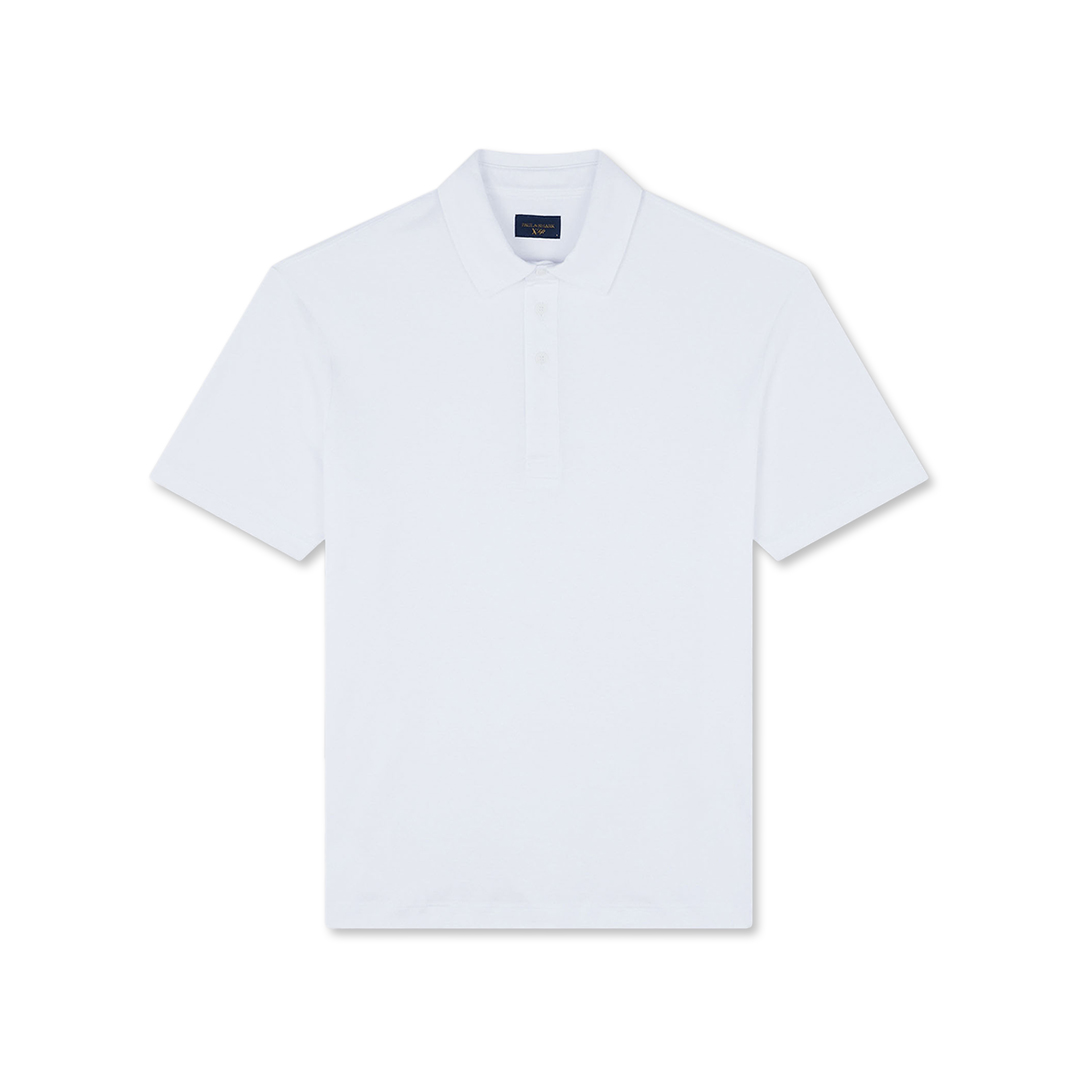 Paul & Shark Polo X-soft In Jersey In Bianco