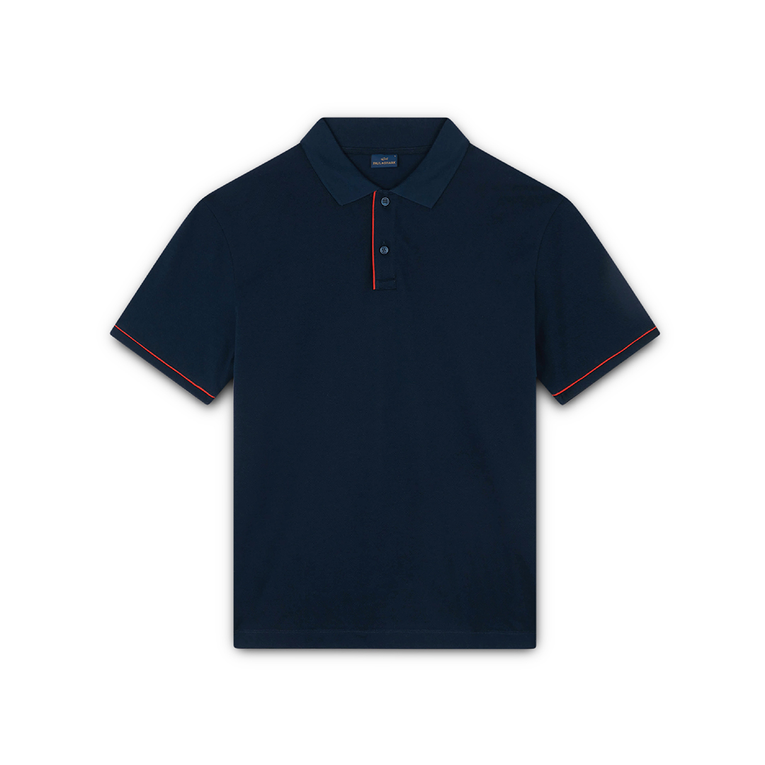 Paul & Shark Polo In Cotone Jersey Supima® In Blu