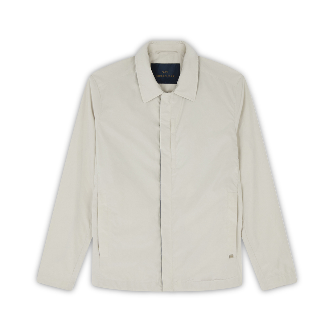 Paul & Shark Shacket Re-130 High Density In Beige