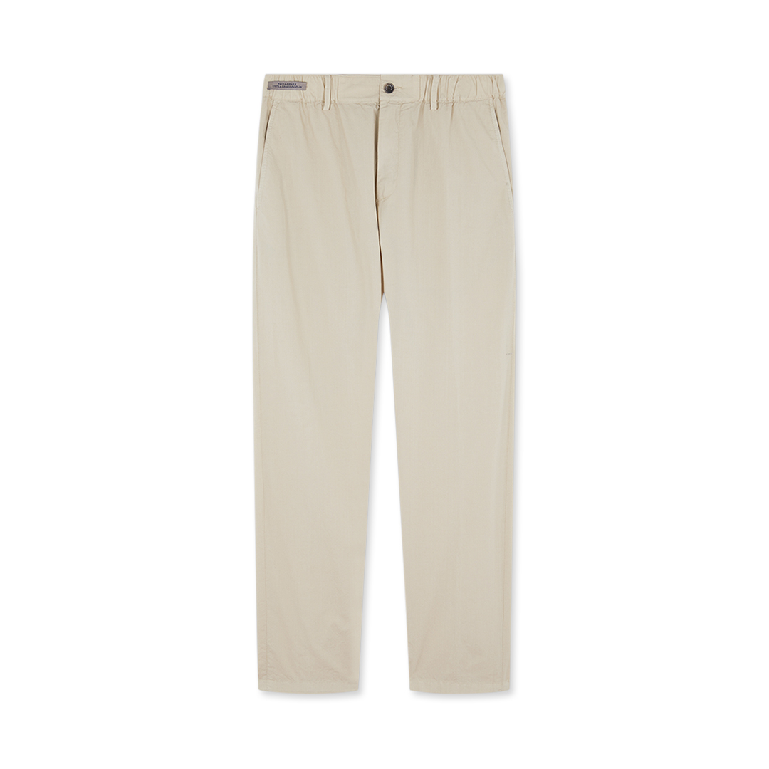 Paul & Shark Pantalone Chino In Cotone Ultralight Popeline In Sabbia