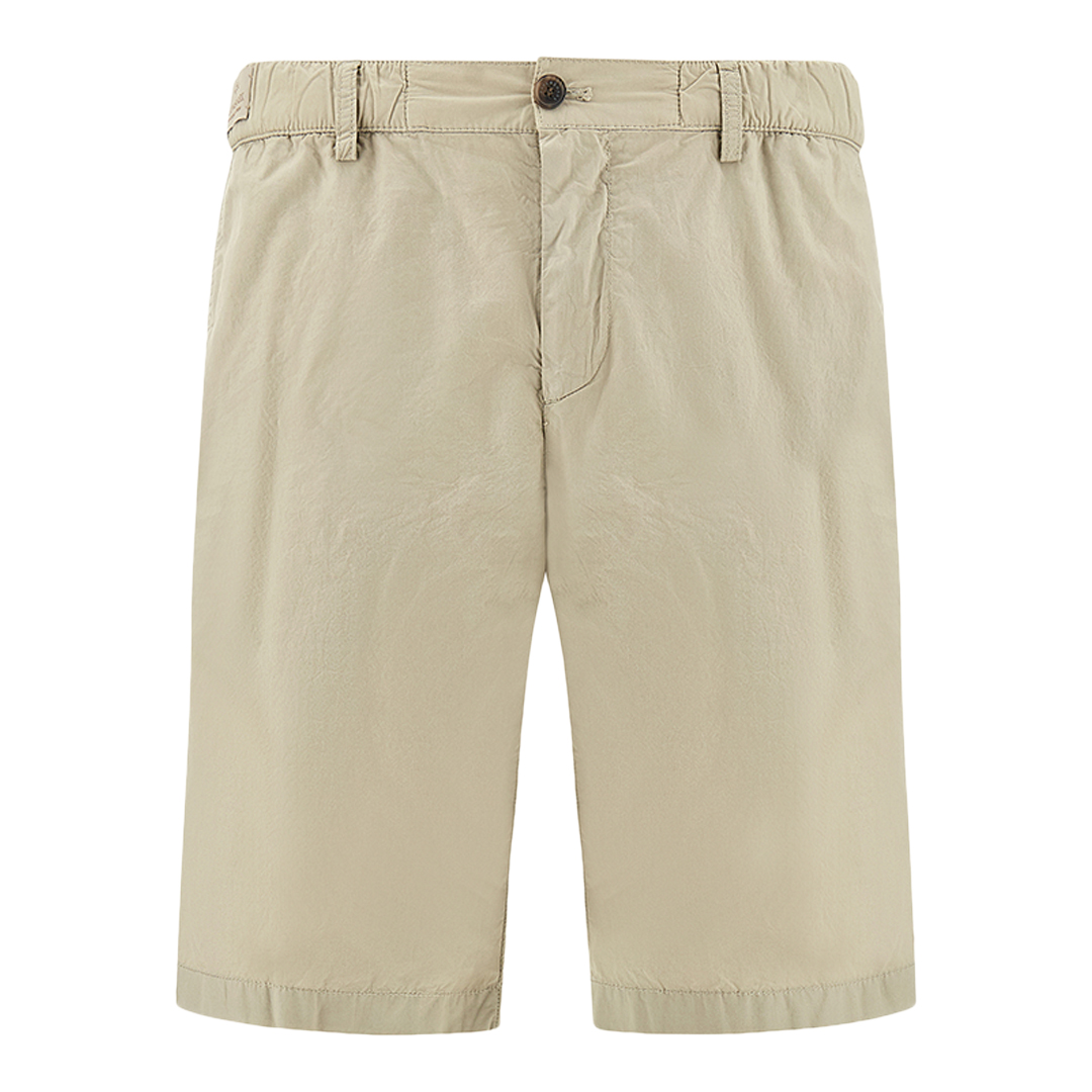 Paul & Shark Men's Almond Ultralight Poplin Cotton Bermuda With Drawstring, Man, Size: 54