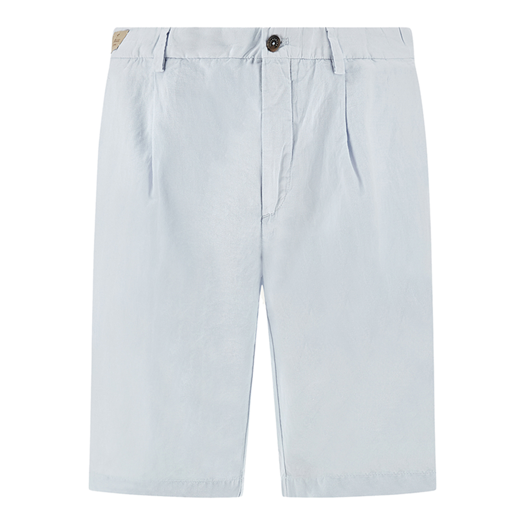 Paul & Shark Men's Skyride Linen And Cotton Bermuda Shorts, Man, Size: 56
