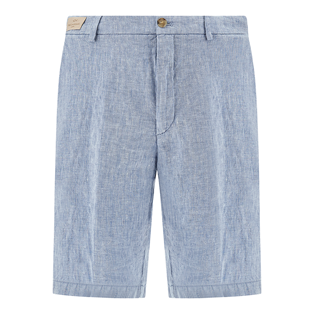 Paul & Shark Men's Granada Sky Linen Bermuda, Man, Size: 46