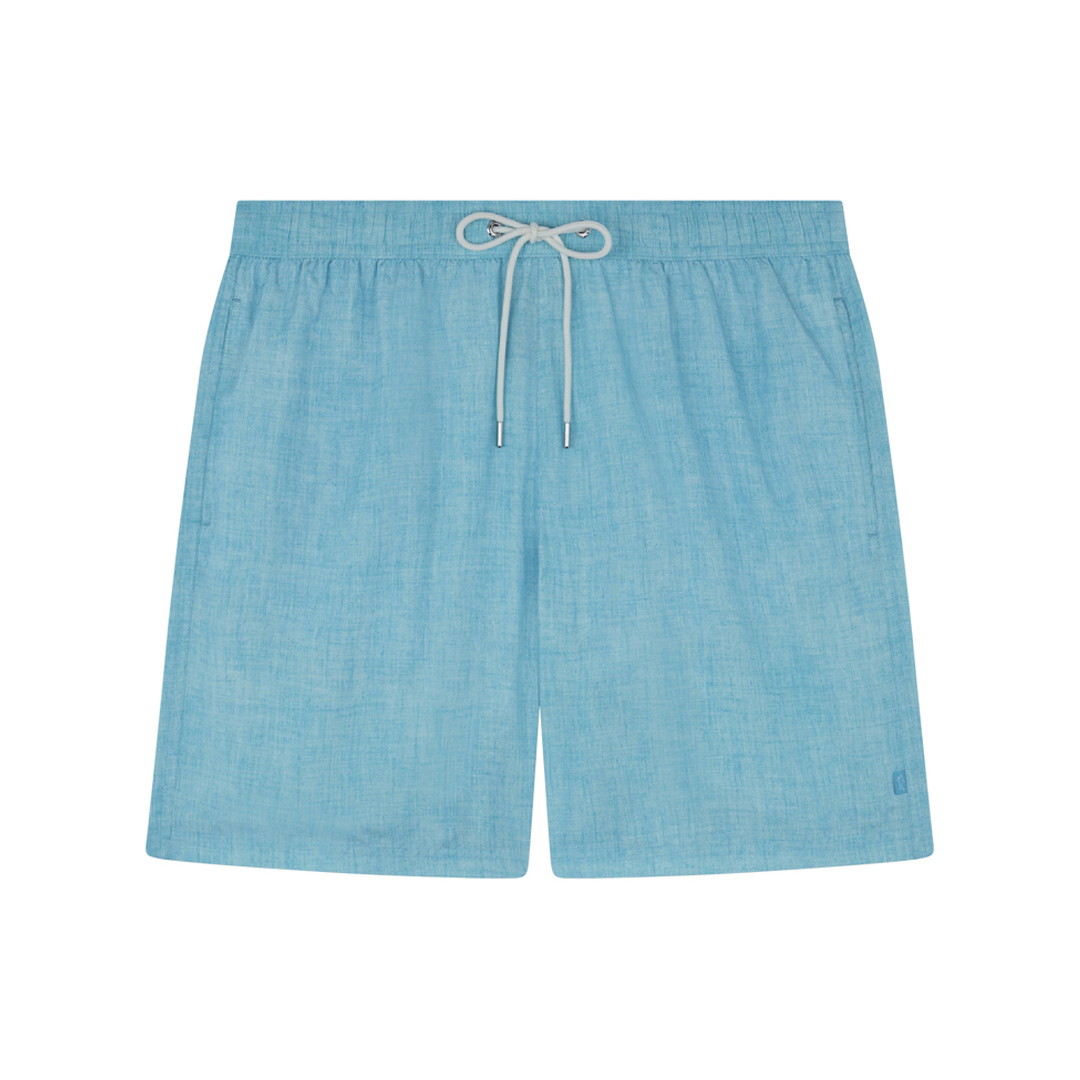 Paul & Shark Costume Da Bagno Con Stampa Effetto Lino In Acqua