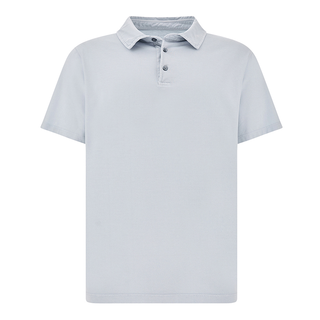 Polo in cotone Suvin tinto capo, Uomo, AZZURRO CHIARO, Taglia: L