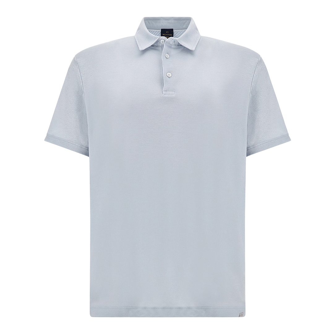Paul & Shark Men's Skyride X-Soft Polo Shirt In Cotton Interlock With Linen Details, Man, Size: Xl