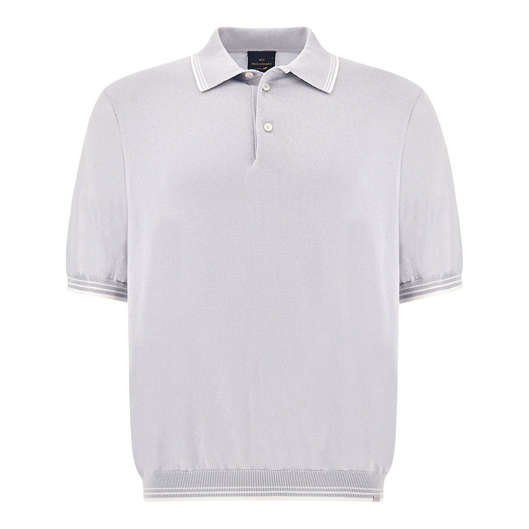 Paul & Shark Men's Skyride Polo In Piuma Cotton, Man, Size: 3XL