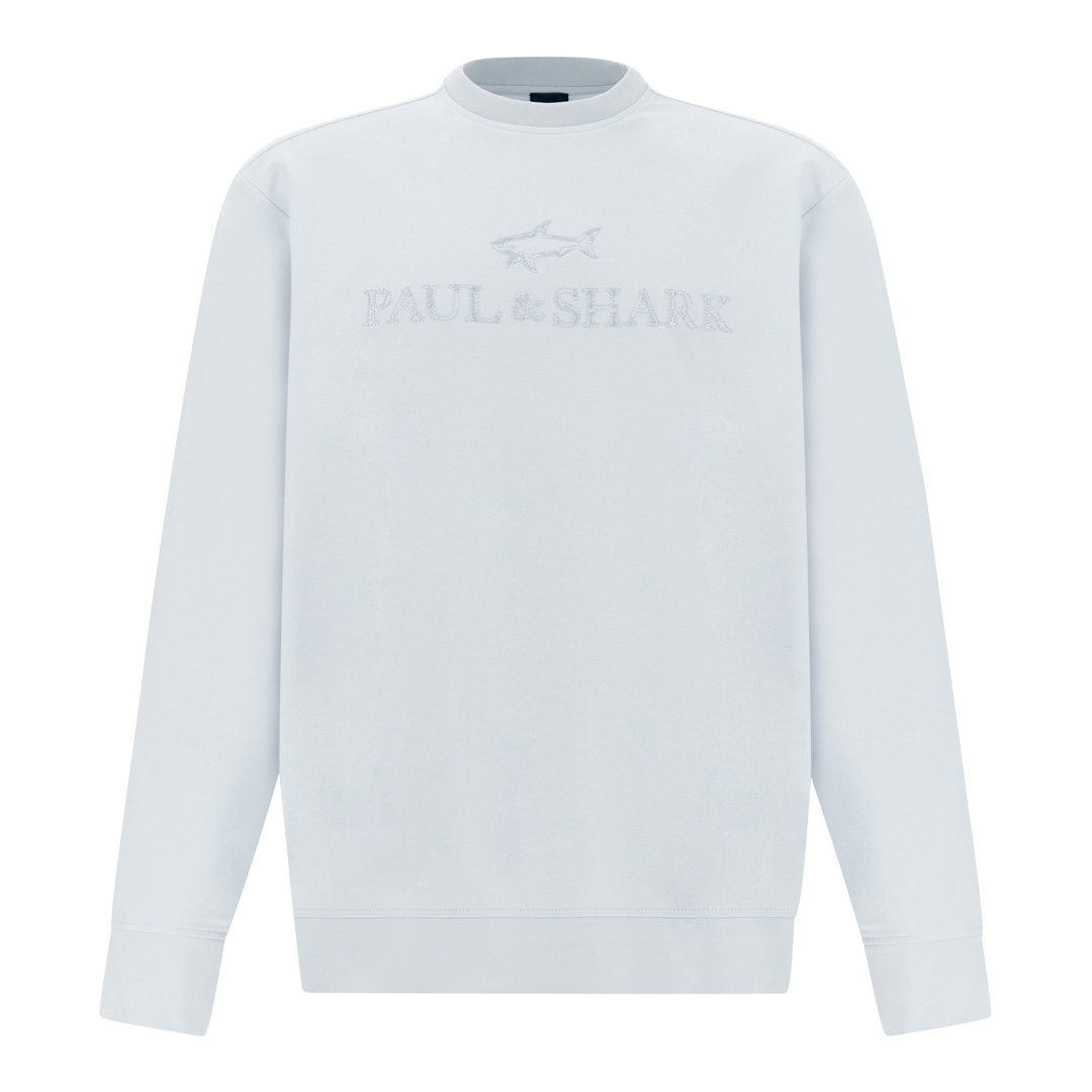 Paul & Shark Men's Skyride X‑Soft Sweatshirt In Active Fleece Cotton With Logo Embroidery, Man, Size: 3XL
