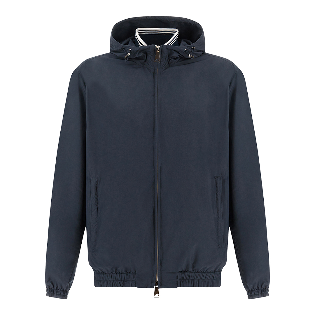 Paul & Shark Men's Dama Blue Windbreaker In Microfiber, Man, Size: 3XL