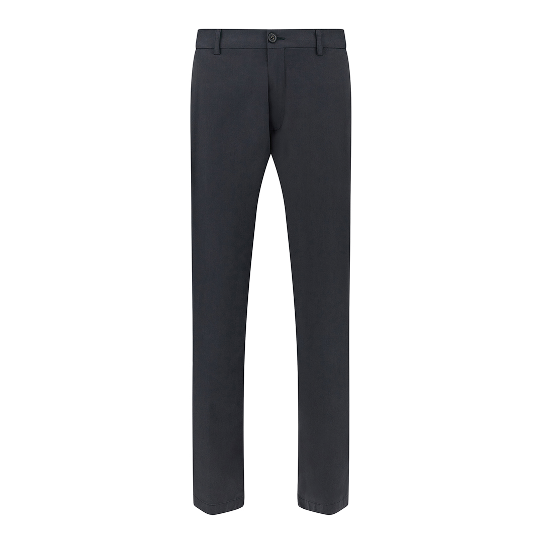 Paul & Shark Men's Dama Blue Wide‑Leg Trousers In Stretch Cotton With Pleats, Man, Size: 48