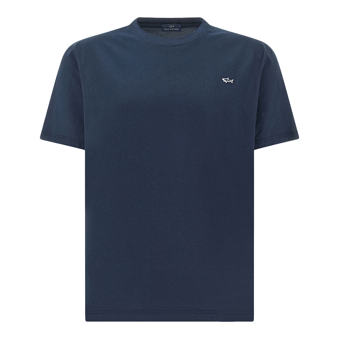 Paul & Shark Men's Dama Blue Cotton Jersey T-Shirt, Man, Size: 4XL