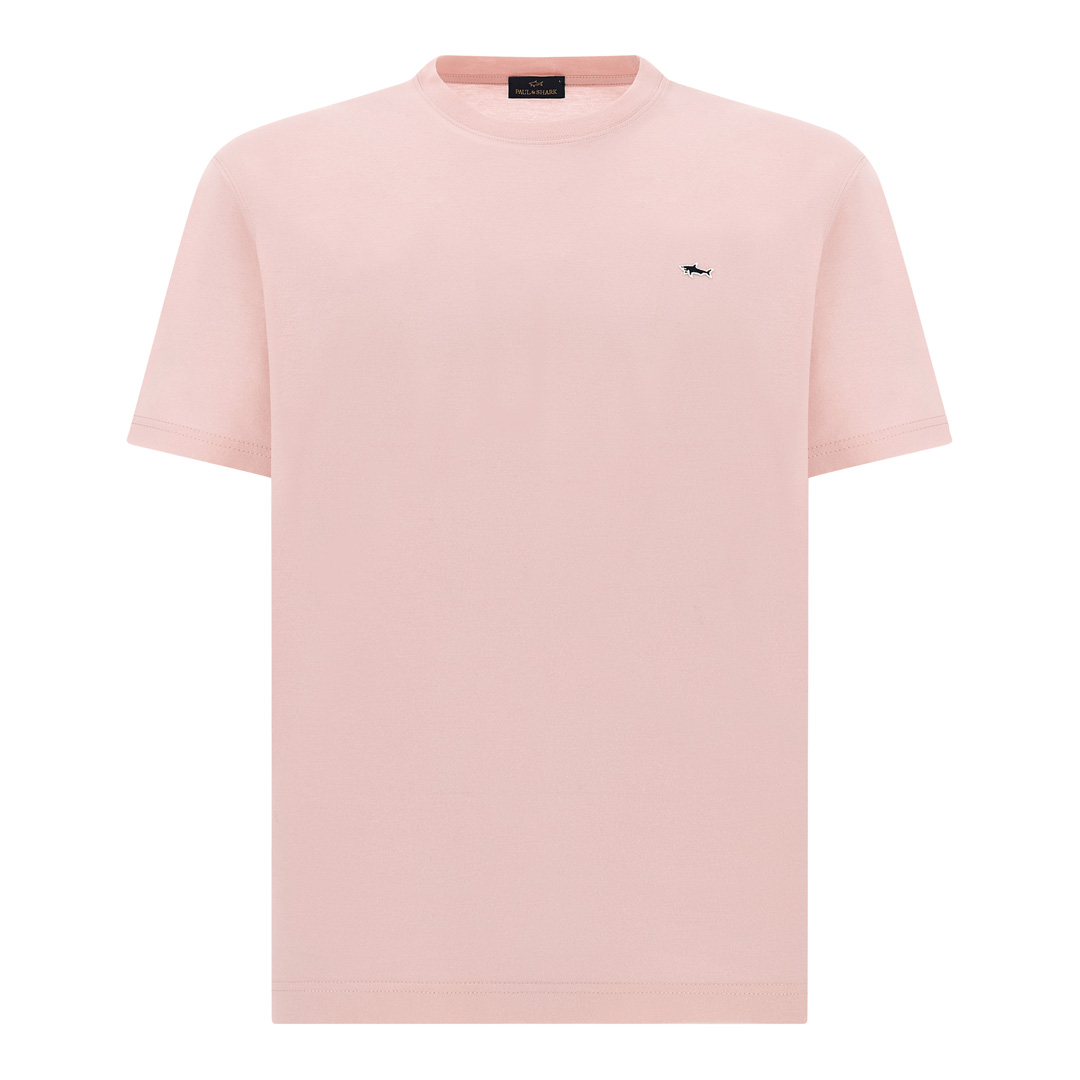 Paul & Shark Men's Light Pink Cotton Jersey T-Shirt, Man, Size: Xl