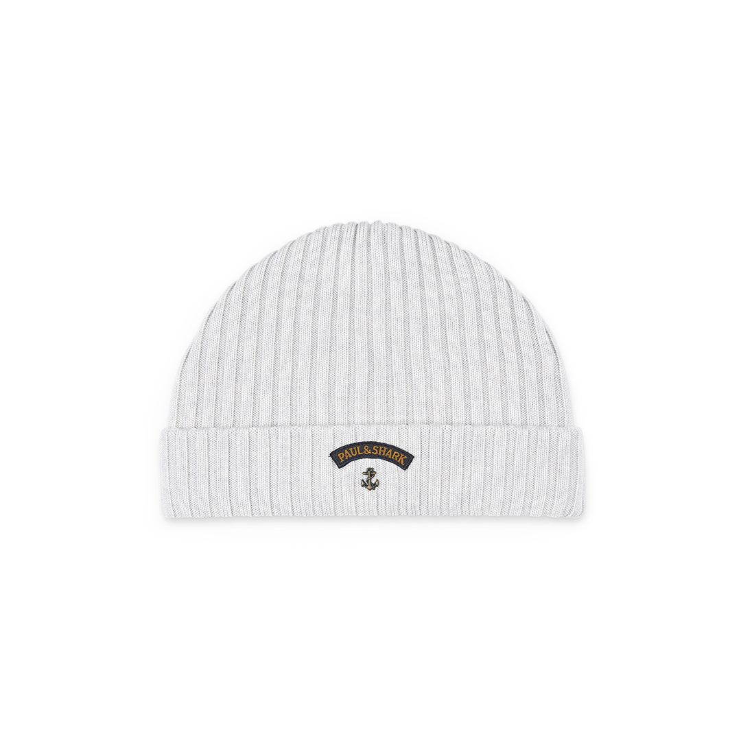 Paul & Shark Wool Beanie In Brown
